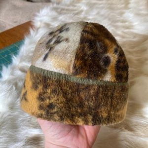 Handmade fleece baby hat